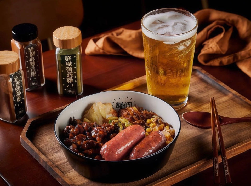 勝利雙腸滷肉便當